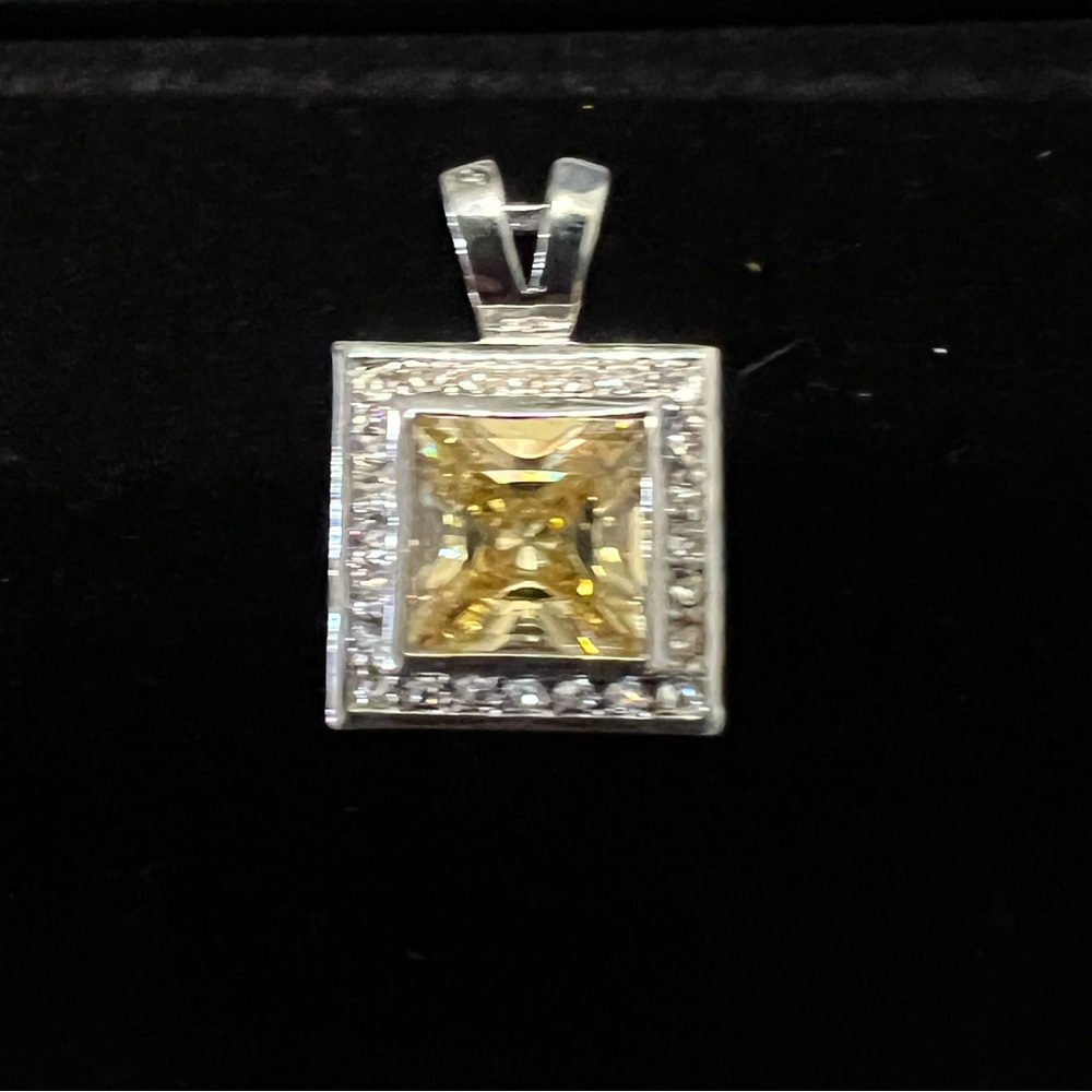 Park Lane Canary Yellow Pendant